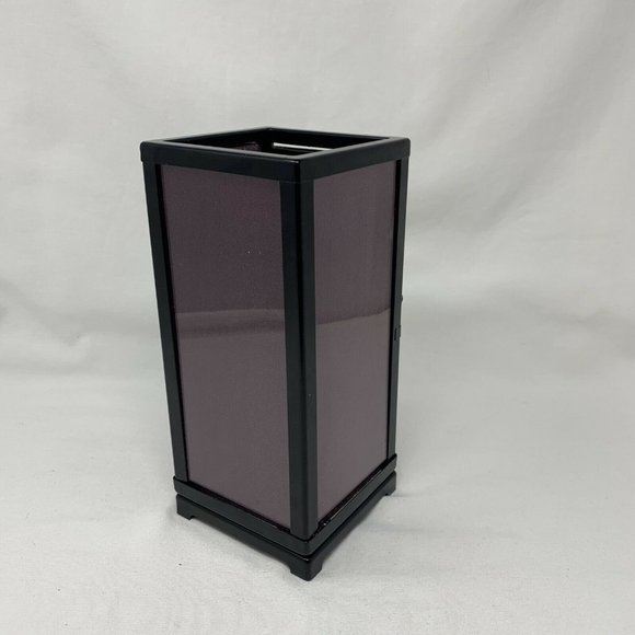 PartyLite - Purple Zen Tealight Holder (10" tall) Lantern - Picture 4 of 10